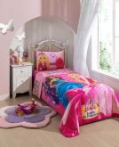 Colcha Barbie Escola de Princesas